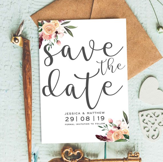 Save the Date Hochzeit